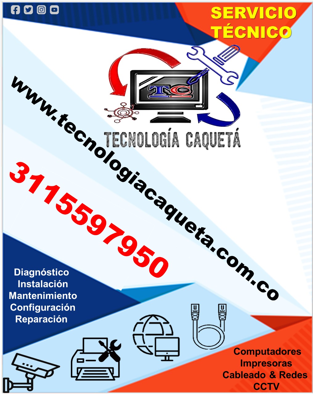 Web Servicios Tecnología Caquetá Domicilio TC Web Servicios Tecnología Caquetá Domicilio TC